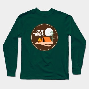 Out There Camping Graphic Long Sleeve T-Shirt